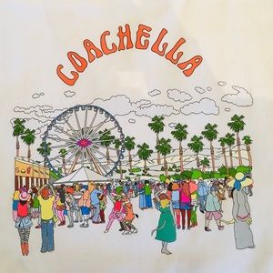 Coachella Canvas Tote Bag